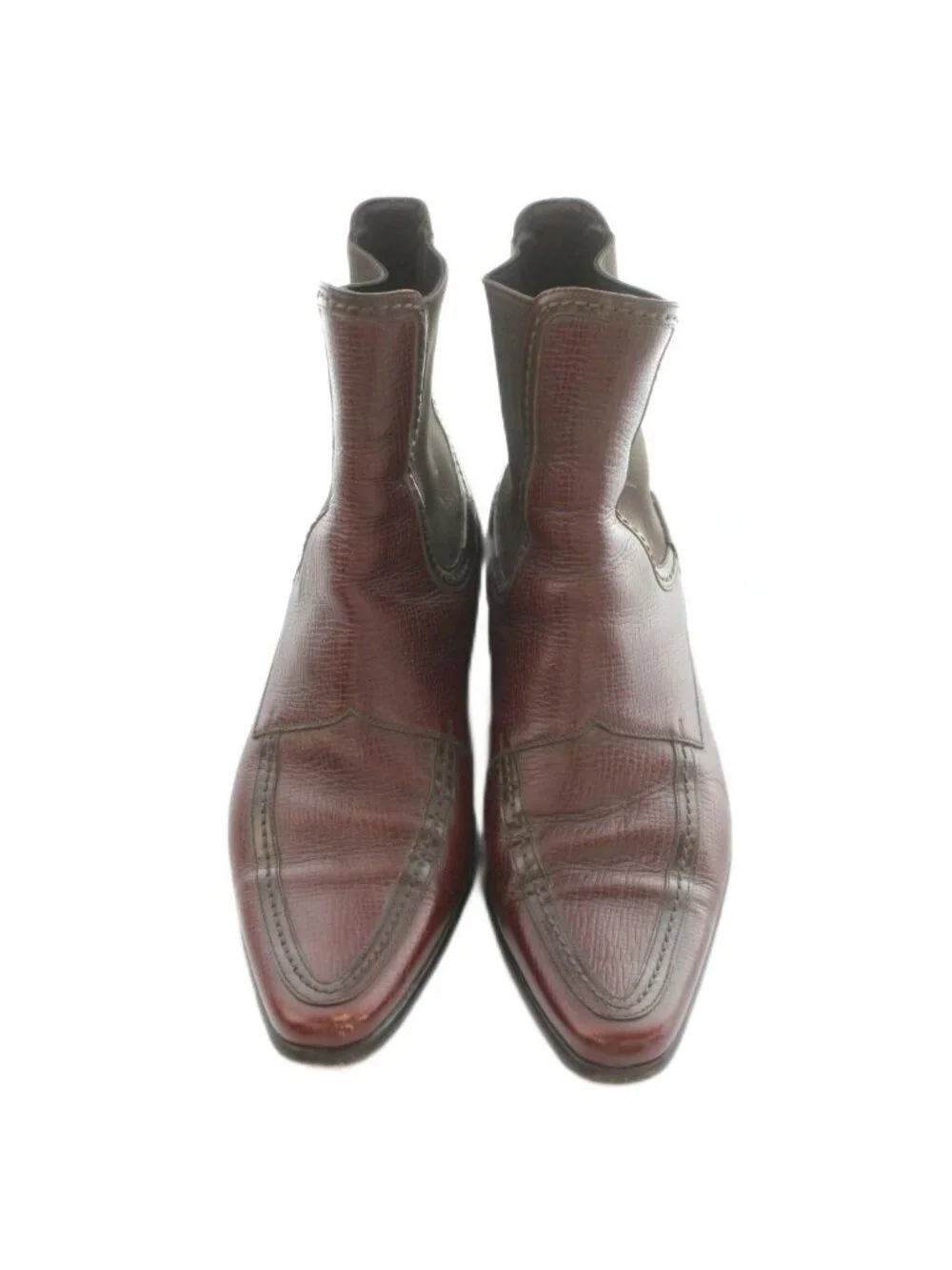 Dolce & Gabbana Side Gore Boots Leather 7.5..5 Brown
